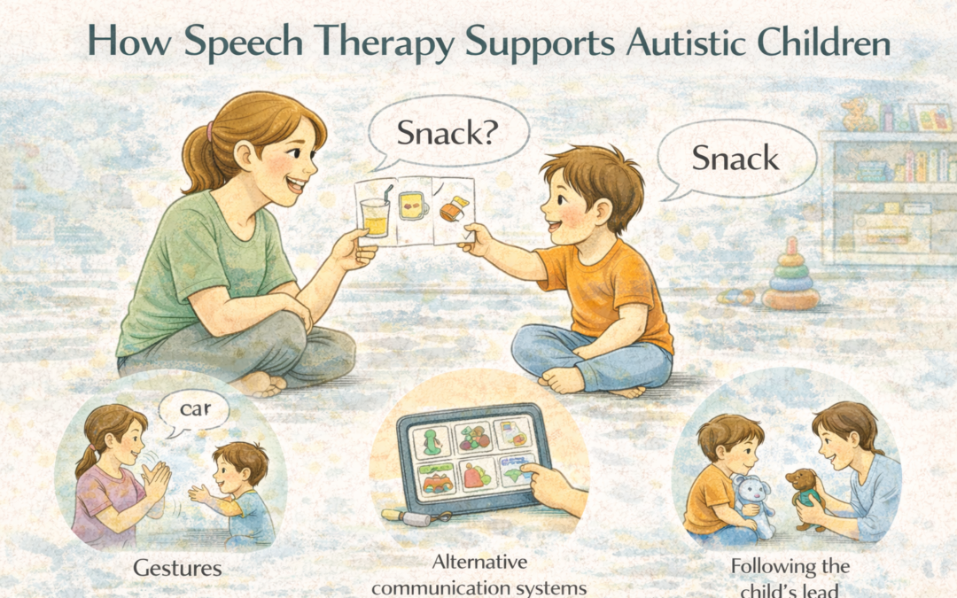 How Speech Therapy Supports Autistic Children